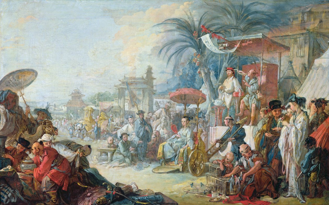 المعرض الصيني ، حوالي 1742 بواسطة فرانسوا باوتشر