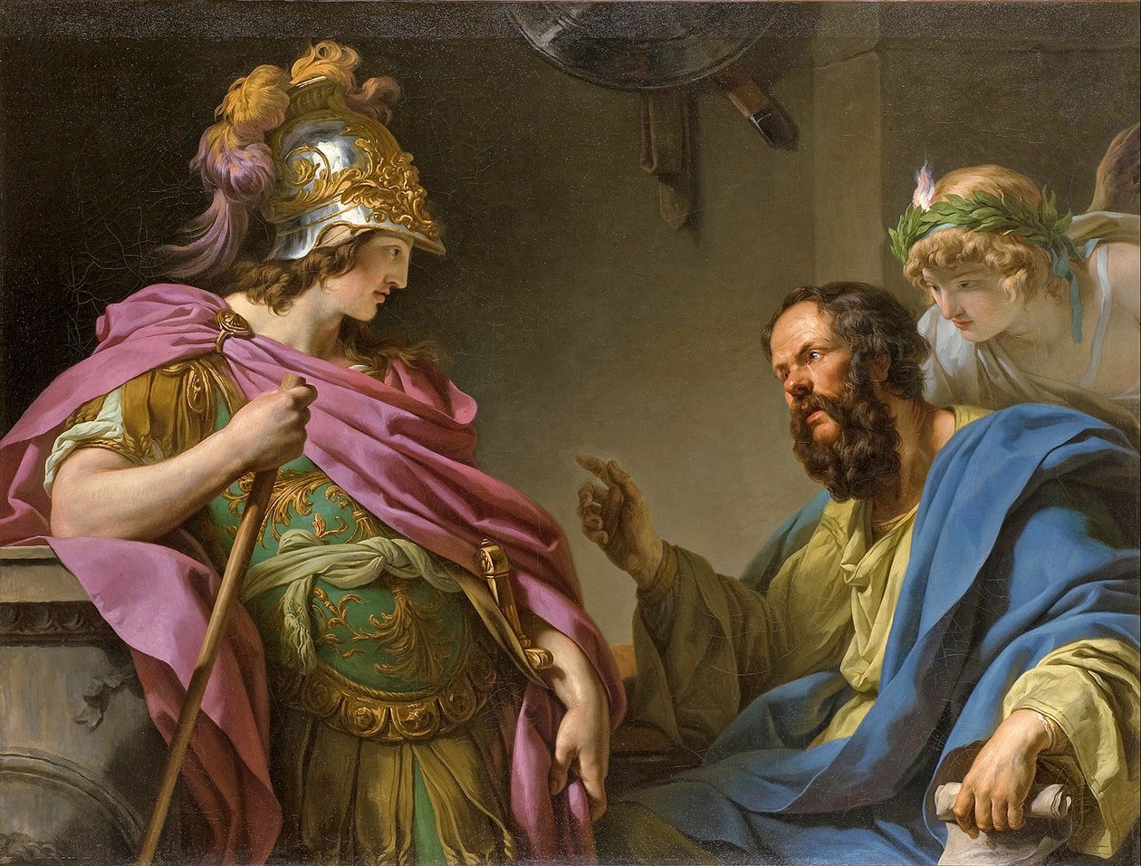 تدرس Alcibiades من قبل سقراط ، 1776 بواسطة فرانسوا أندريه فنسنت