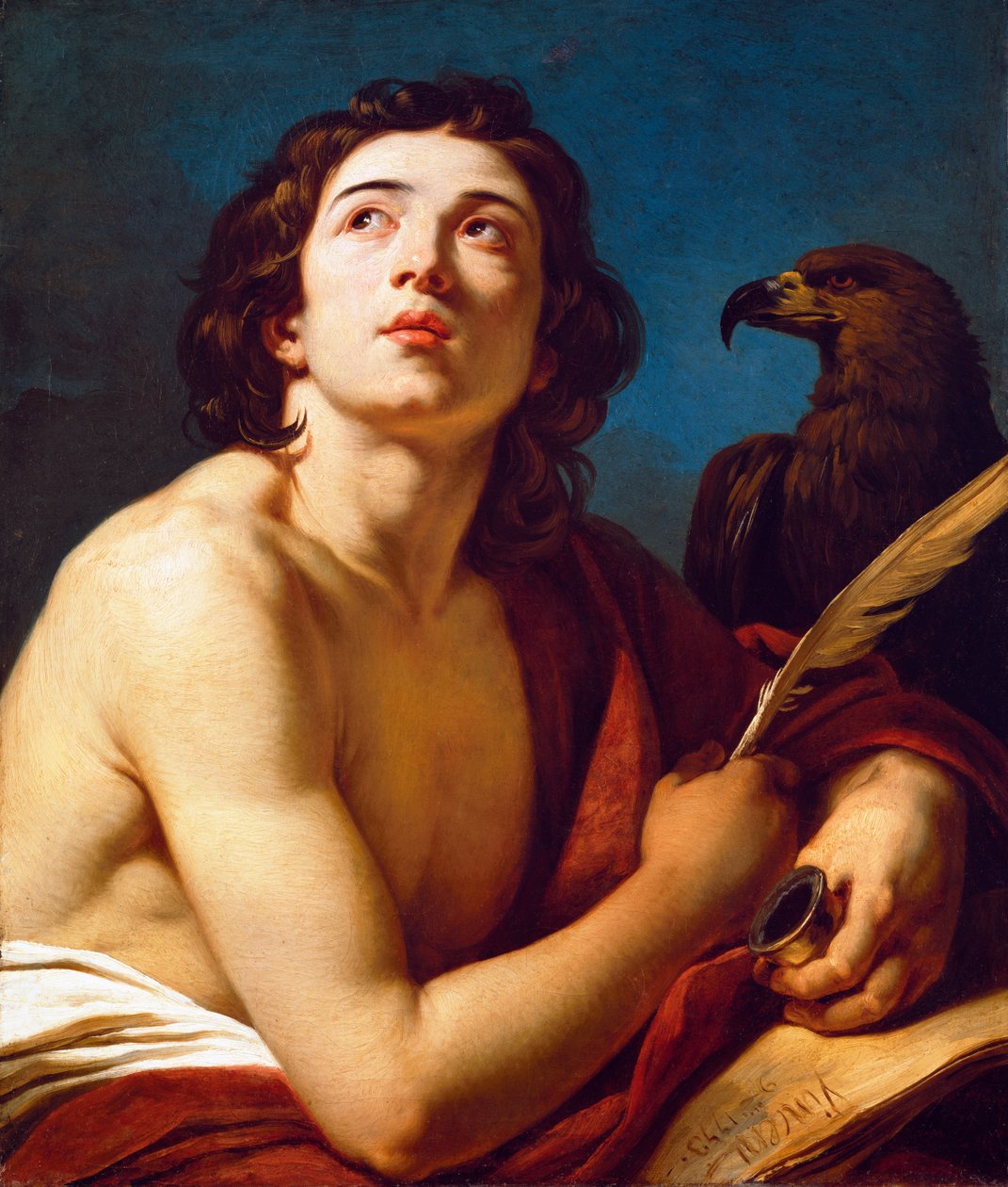 القديس يوحنا الإنجيلي ، 1793 بواسطة فرانسوا أندريه فنسنت