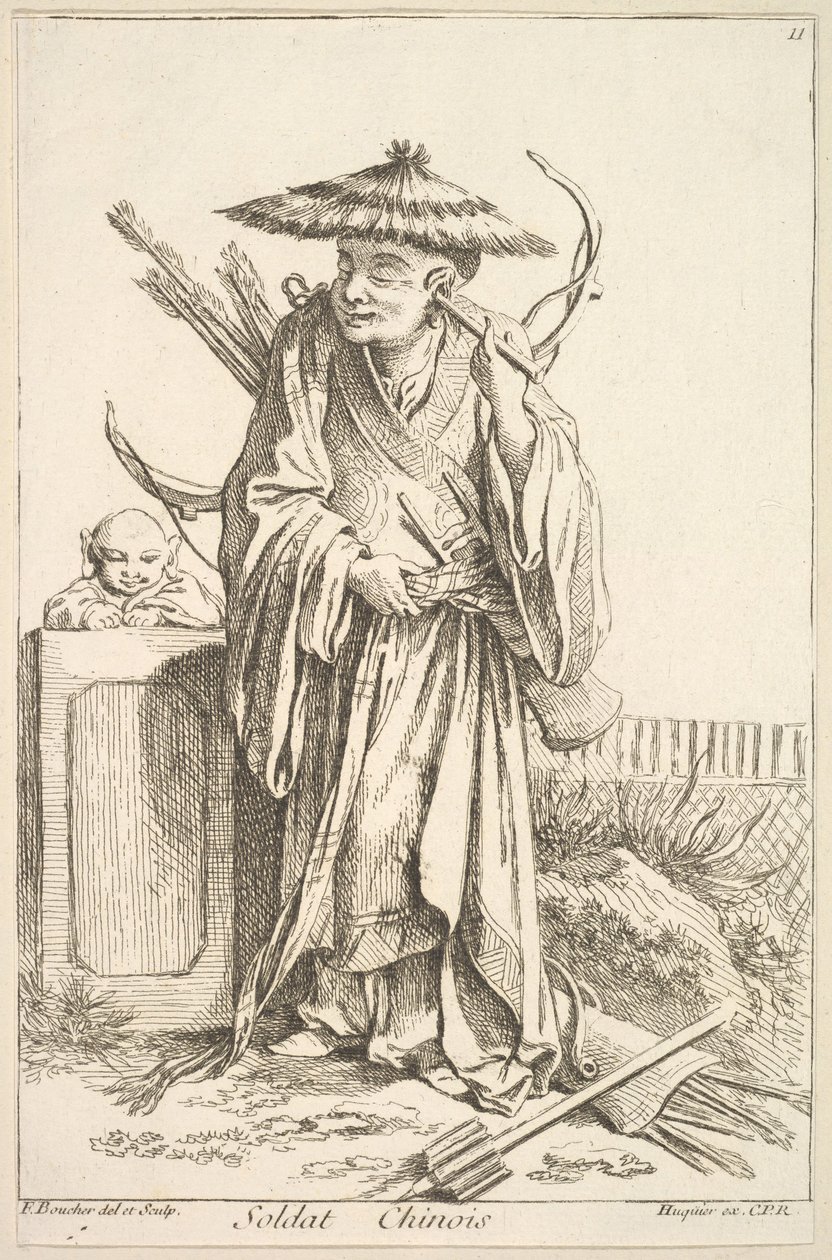 الجندي الصيني ، 1738-1745. بواسطة فرانسوا باوتشر