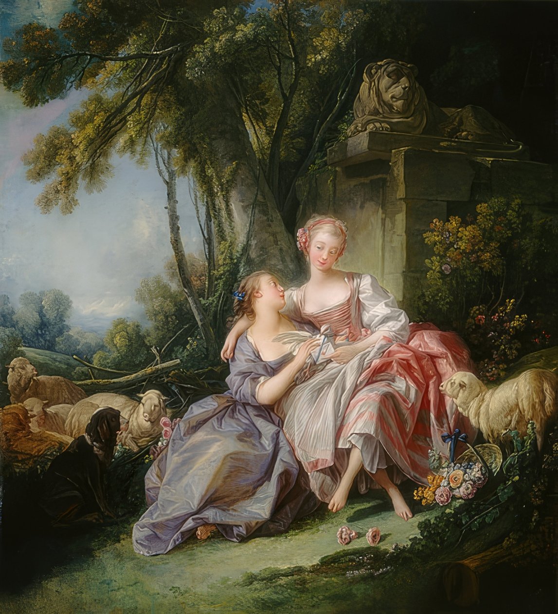 رسالة حب. 1750 بواسطة فرانسوا باوتشر