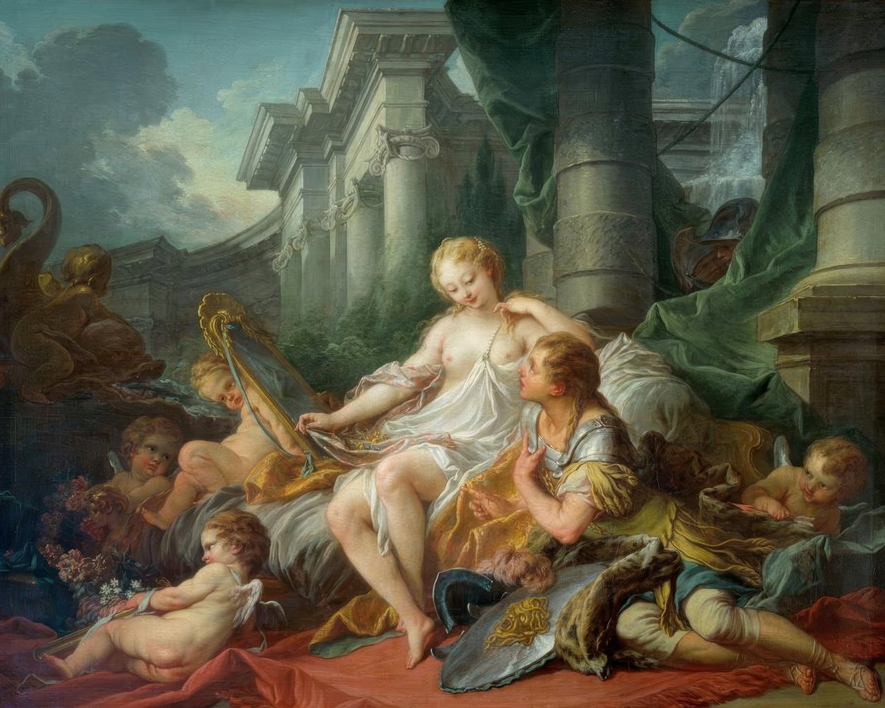 Rinaud و Armide بواسطة فرانسوا باوتشر