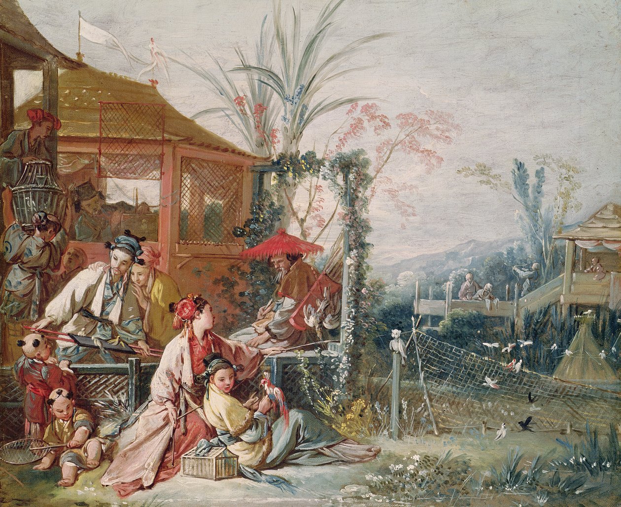 الصيد الصيني ، 1742 بواسطة فرانسوا باوتشر