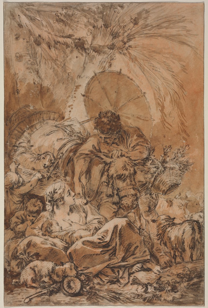 نياحة يعقوب ج. 1755. بواسطة فرانسوا باوتشر