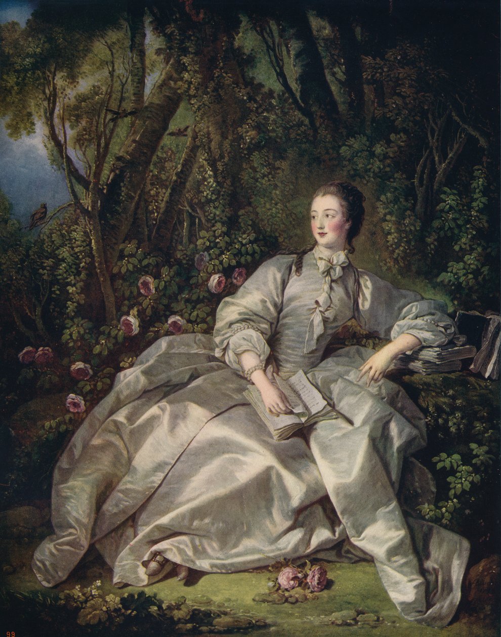 The Marquis De Pompadour، 1758، c1915 بواسطة فرانسوا باوتشر