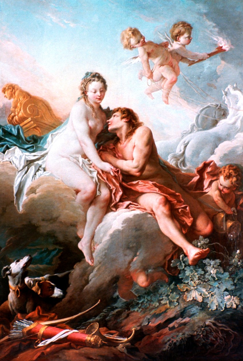 كوكب الزهرة والمريخ ، c1725-1770 بواسطة فرانسوا باوتشر