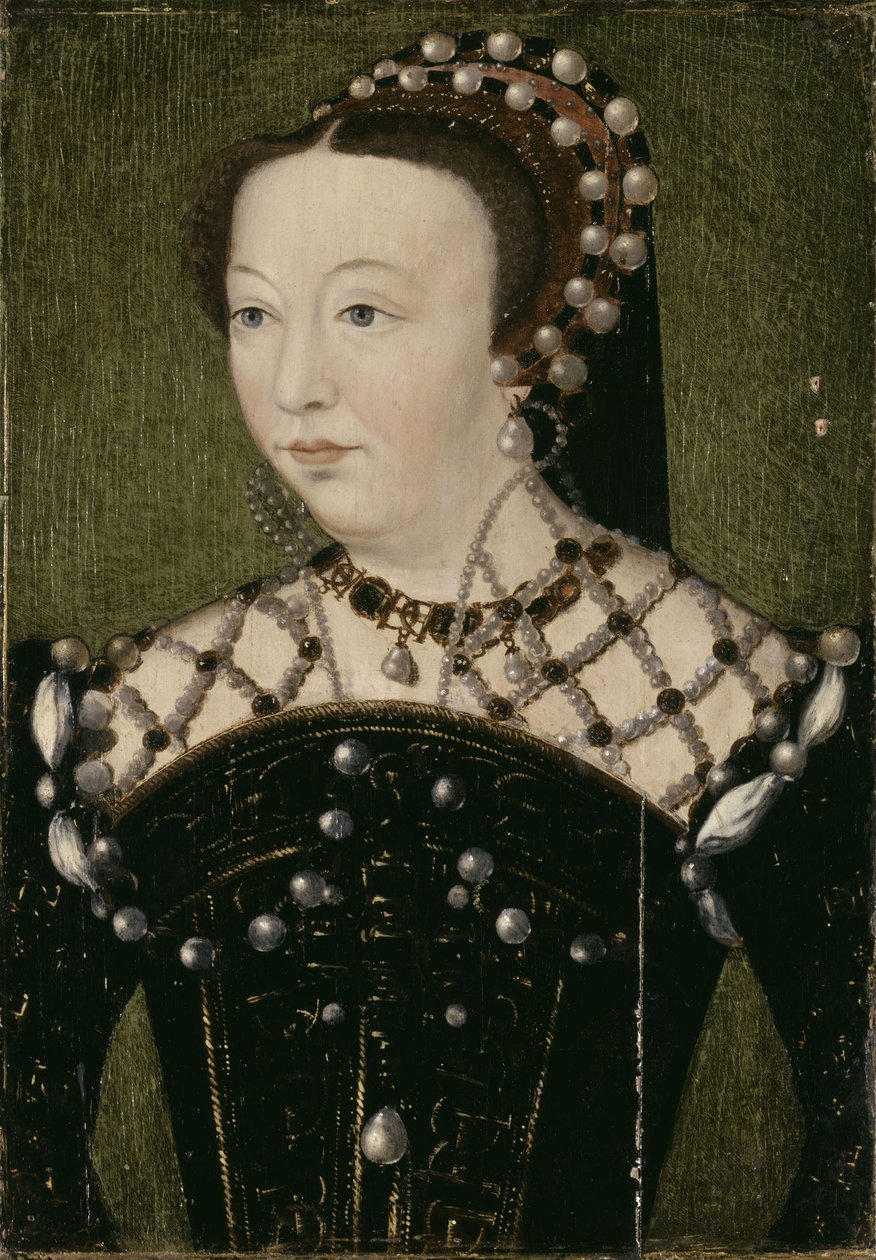 صورة لكاثرين دي ميديشي 1519-1589 ، كاليفورنيا. 1575. بواسطة فرانسوا كلويت