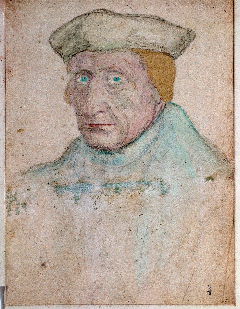 صورة لغيوم بود (بودي) (بودايوس) (1467-1540) ، رئيس المكتبة الملكية لفرانسوا الأول في فونتينبلو رسم فرانسوا كلويت (1475 / 1485-1540). 1535. متحف كوندي ، شانتيلي بواسطة فرانسوا كلويت