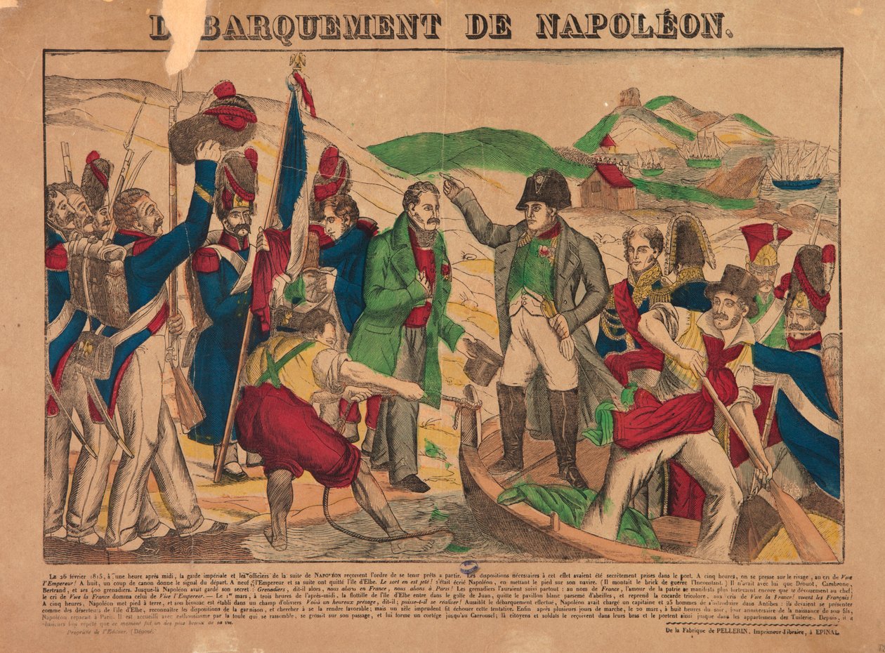 هبوط نابليون ، 1835 بواسطة فرانسوا جوزيف هايم