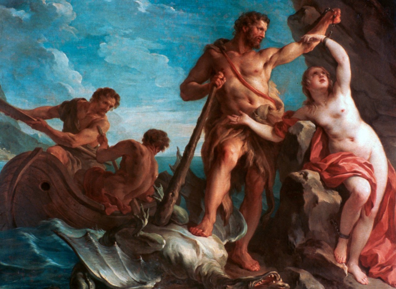 هيراكليس يسلم Hesione ، c1708-1737 بواسطة فرانسوا ليموين