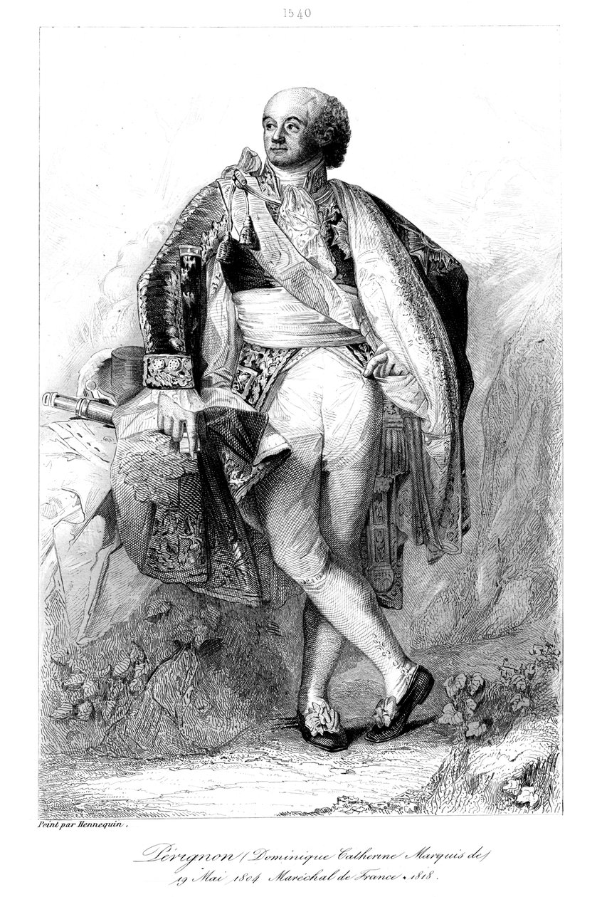 دومينيك كاترين بيرينيون 1754-1818 ، ماركيز دي جريناد ومارشال الفرنسي ، 1839. بواسطة فرانسوا بيجوت