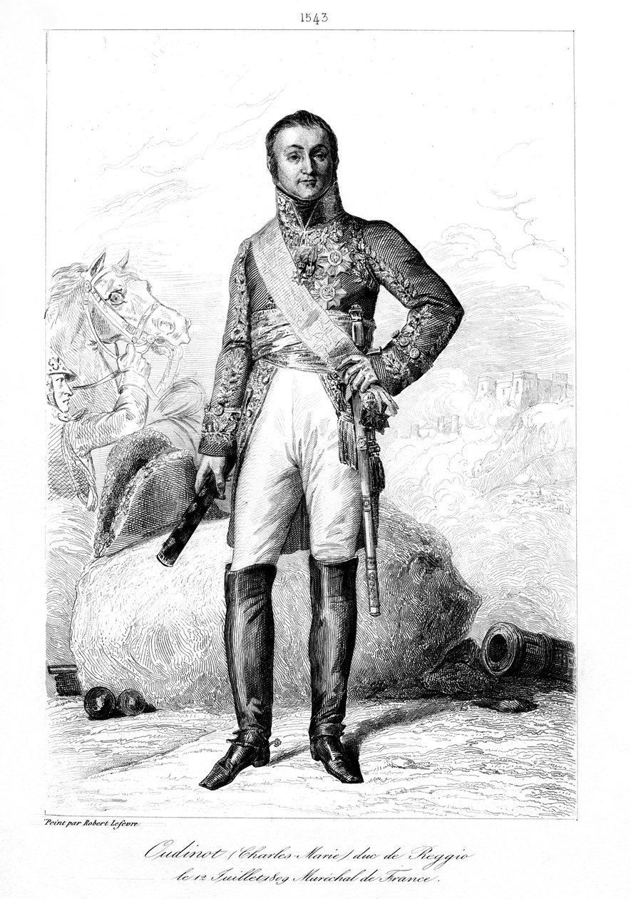 نيكولا تشارلز أودينوت 1767-1847 ، دوق ريجيو ومارشال الفرنسي ، 1839. بواسطة فرانسوا بيجوت