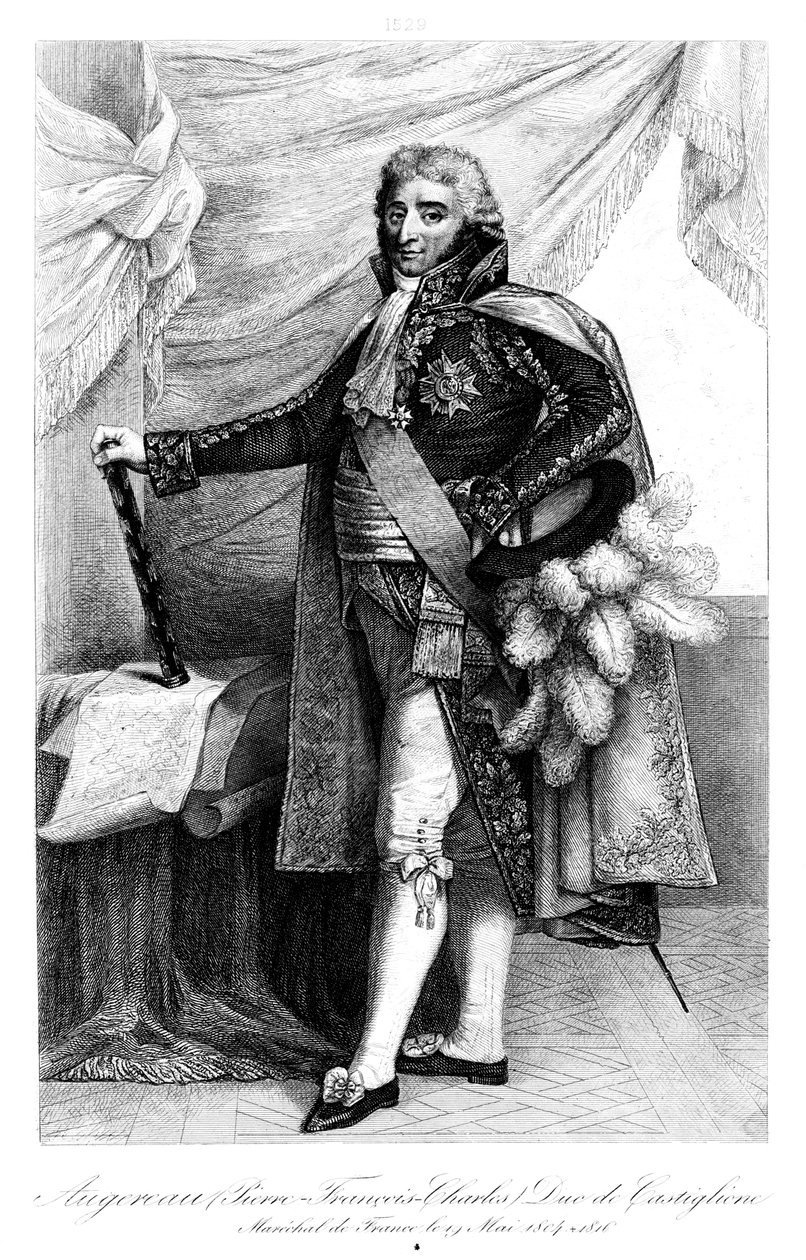 بيير أوجيرو 1757-1816 ، دوق كاستيجليون ، 1839. بواسطة فرانسوا بيجوت