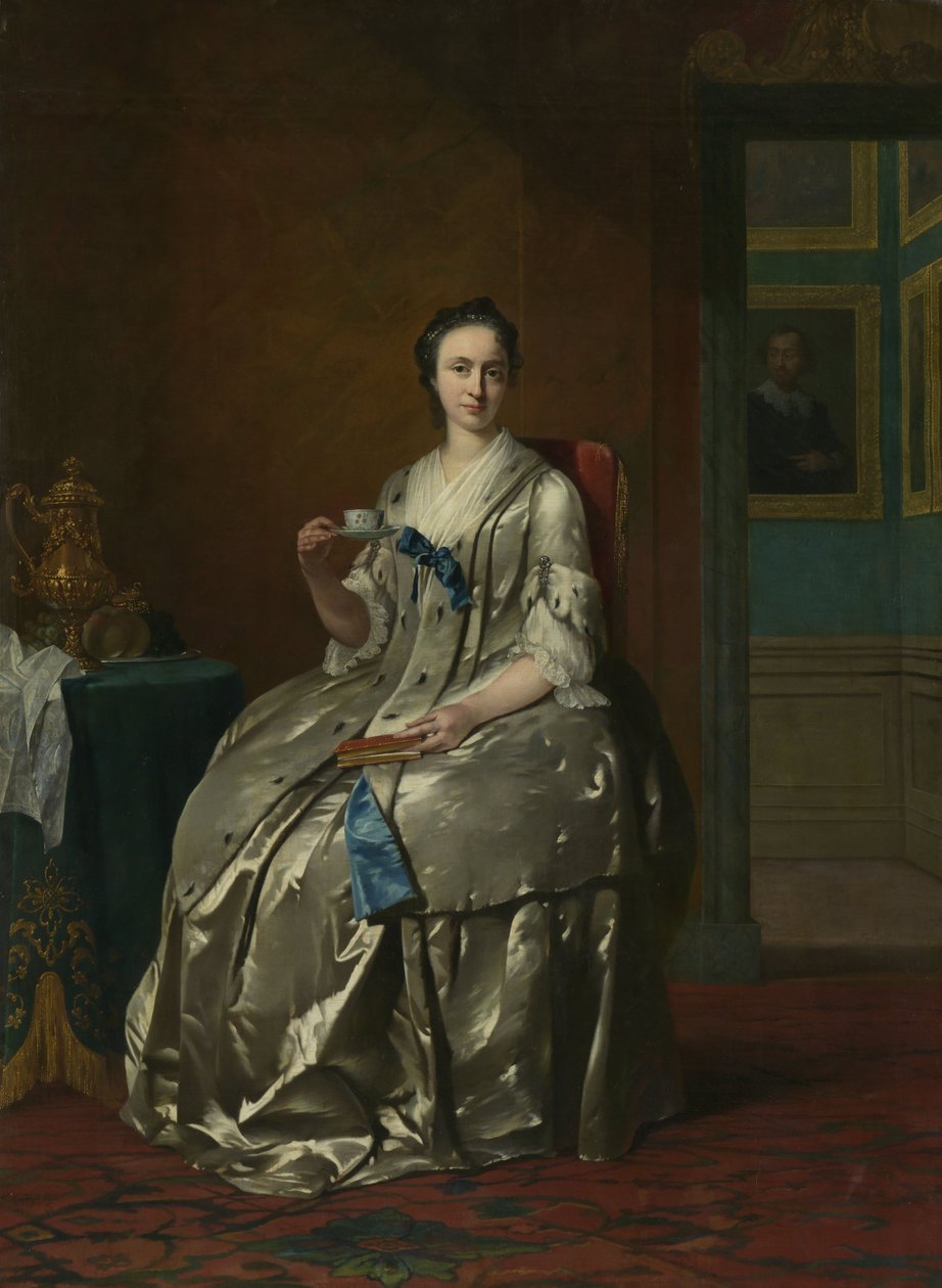 صورة لماكتيلد مولمان ، ج .1745-7 بواسطة Frans van der Mijn