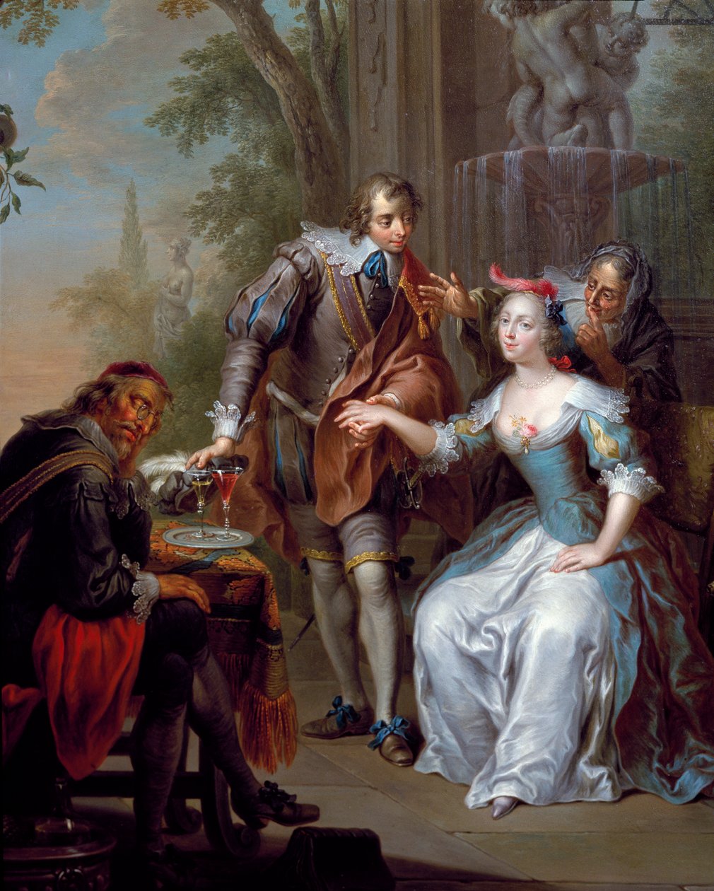مشهد جالانت ، بقلم فرانكس كريستوف يانك (1703-1761) بواسطة فرانس كريستوف جانيك