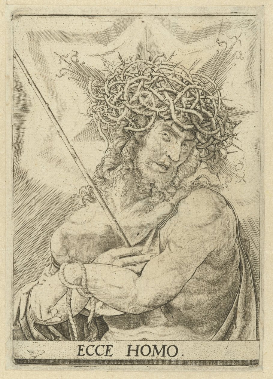 رجل الاحزان Ecce homo (العنوان على الكائن) بواسطة فرانس كراب فان إسبلجم