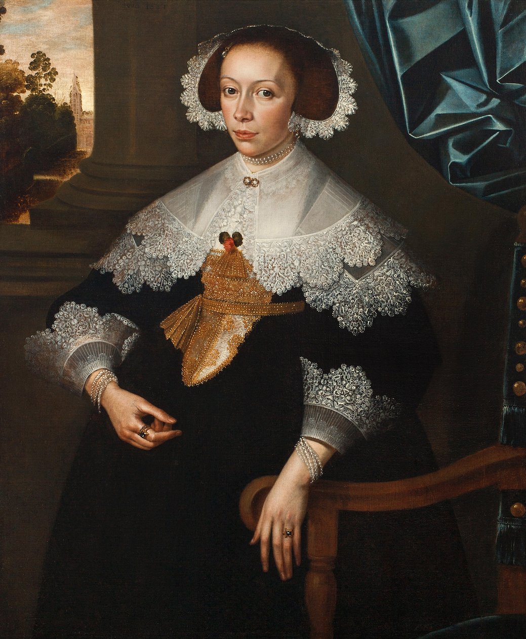 صورة لفلورنسا- Marguerite de Renesse-Warfusée ، كونتيسة Grimbergen ، 1641 (زوج من 3114329) بواسطة فرانس دينيس