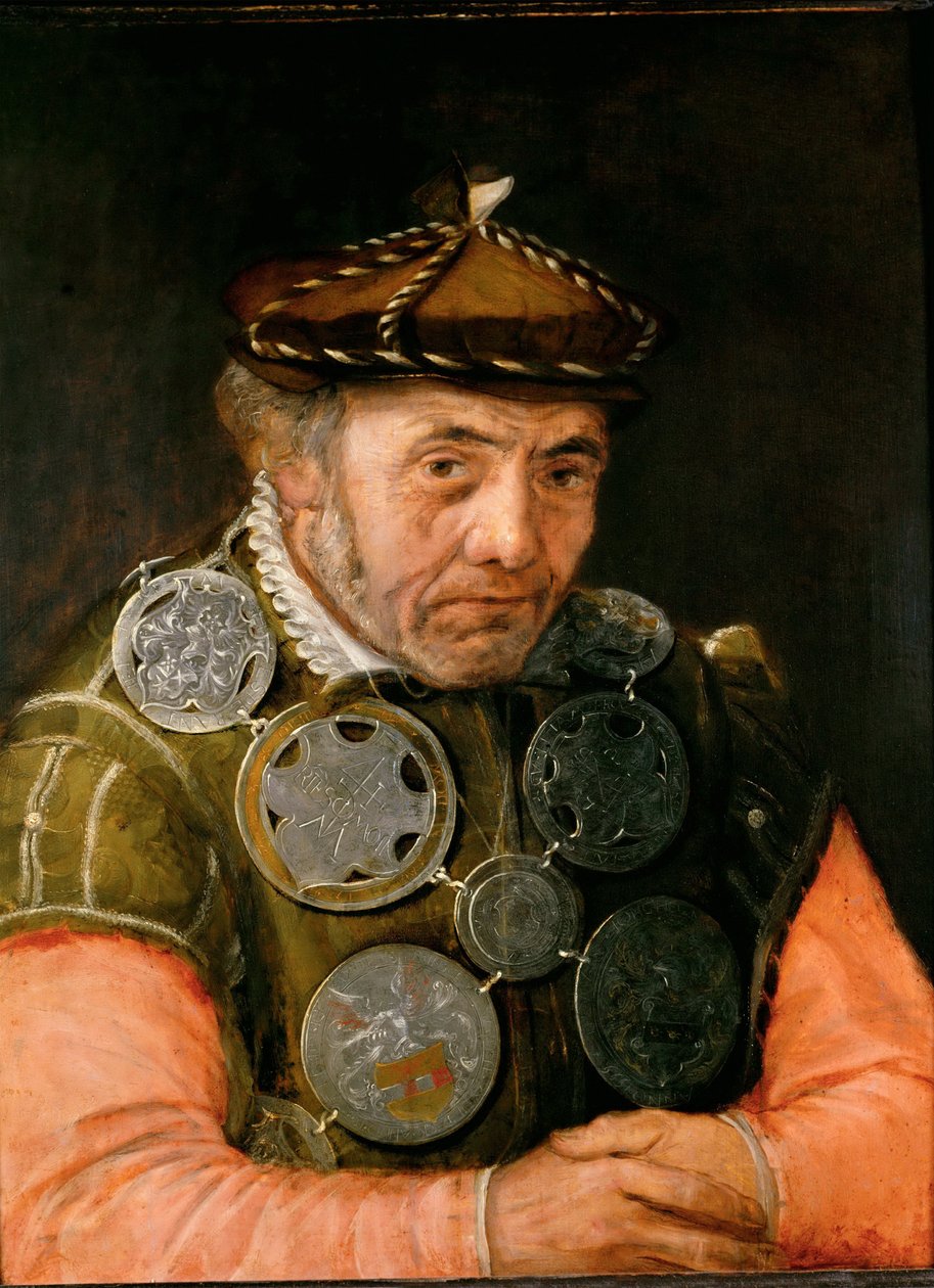 صورة لضابط نقابة - فرانس فلوريس الأكبر (1519-1570). زيت على خشب ، ج. 1565. الأبعاد: 63.7x49.2 سم. متحف تاريخ الفن ، فيين بواسطة فرانس فلوريس