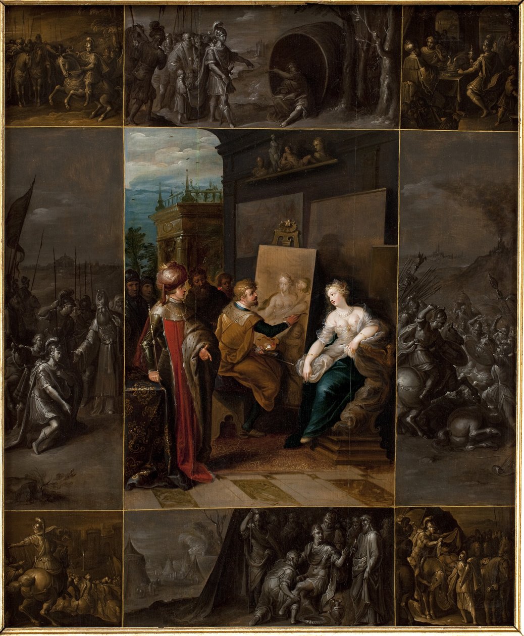 Apelles Painting Campaspe بواسطة فرانس فرانك الاصغر