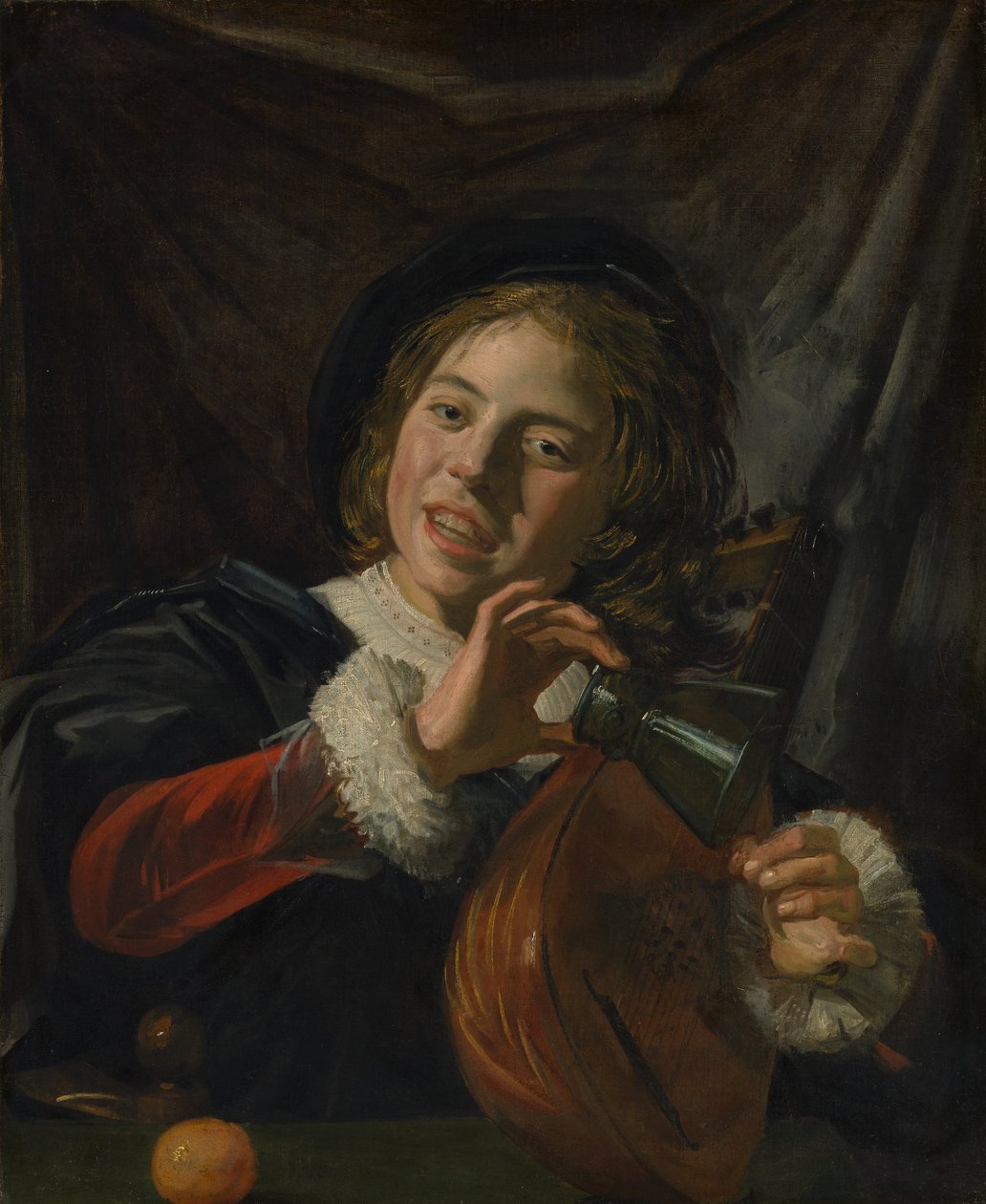 صبي مع العود ، كاليفورنيا. 1625. بواسطة فرانس هالس