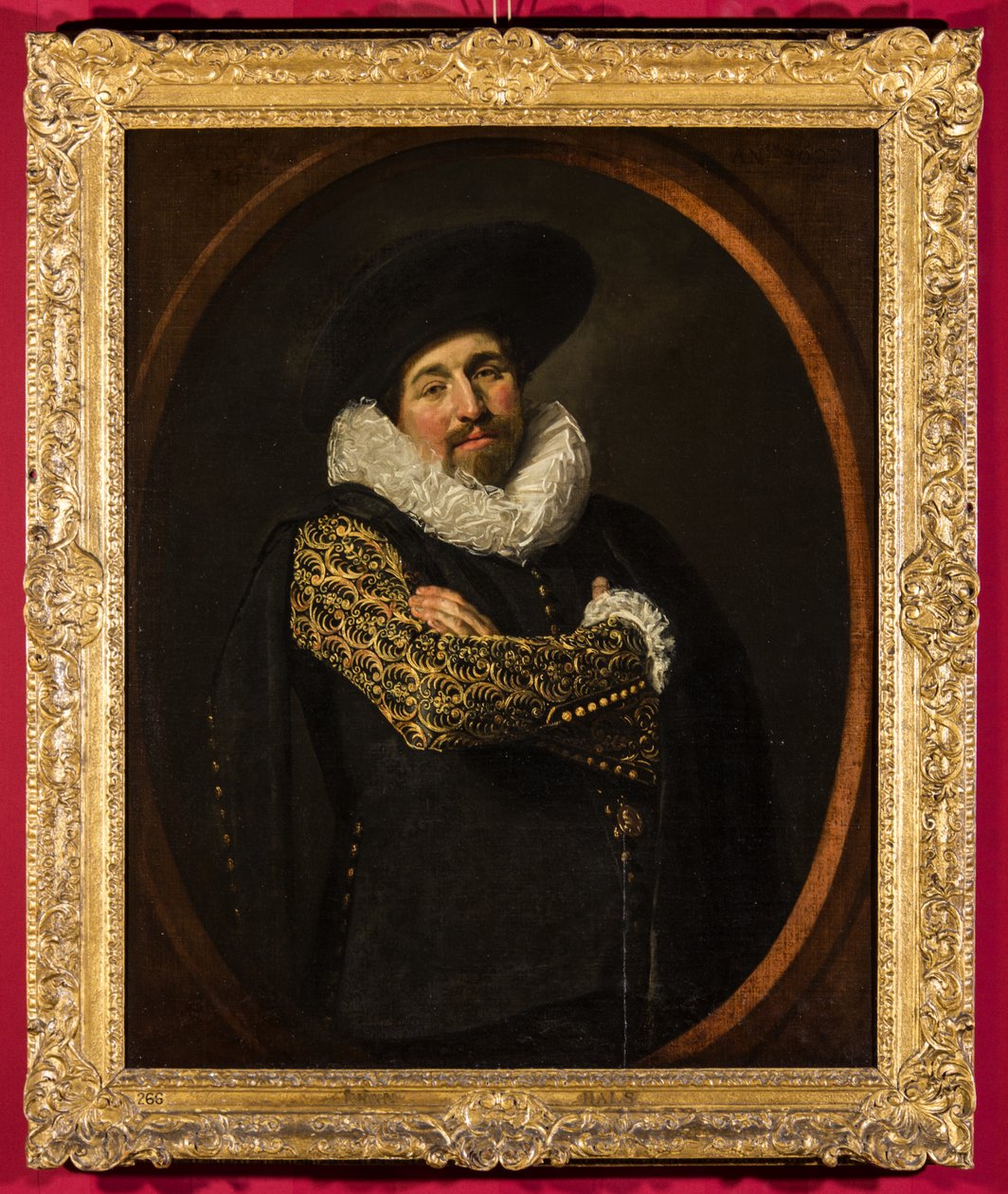 Portrait of a man, possibly Isaac Abrahamsz. Massa, c.1622 (oil on canvas on wood panel) بواسطة فرانس هالس