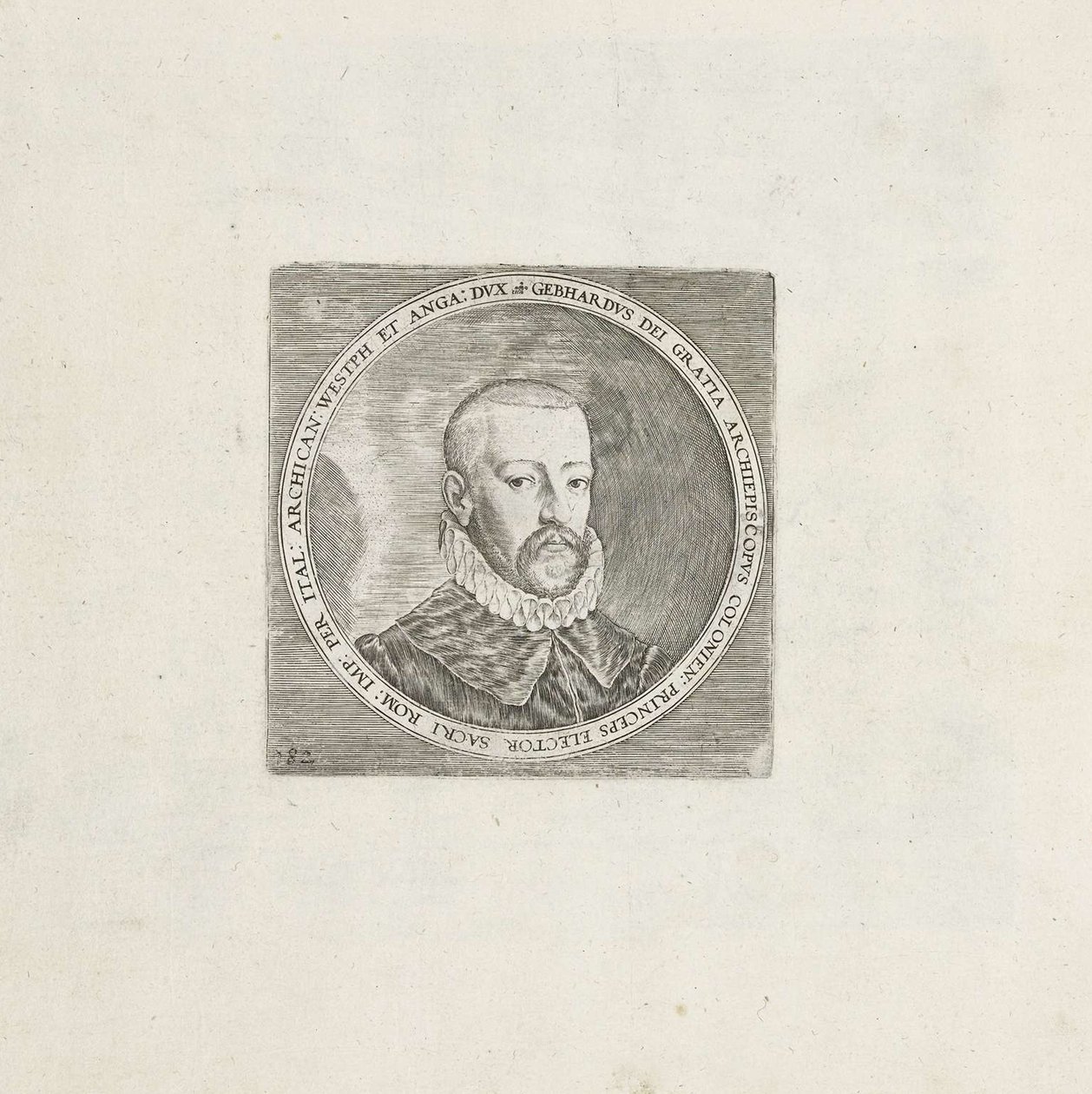 صورة لـ Gebhard Truchsess von Waldburg 1547-1601 ، كاليفورنيا 1580-1585 بواسطة فرانس هوجنبرج