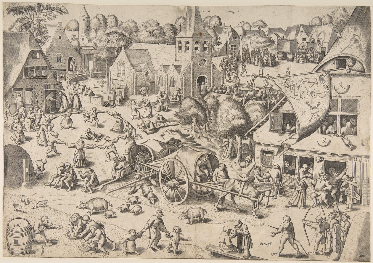 المعرض في هوبوكين ، ج .1559. بواسطة فرانس هوجنبرج