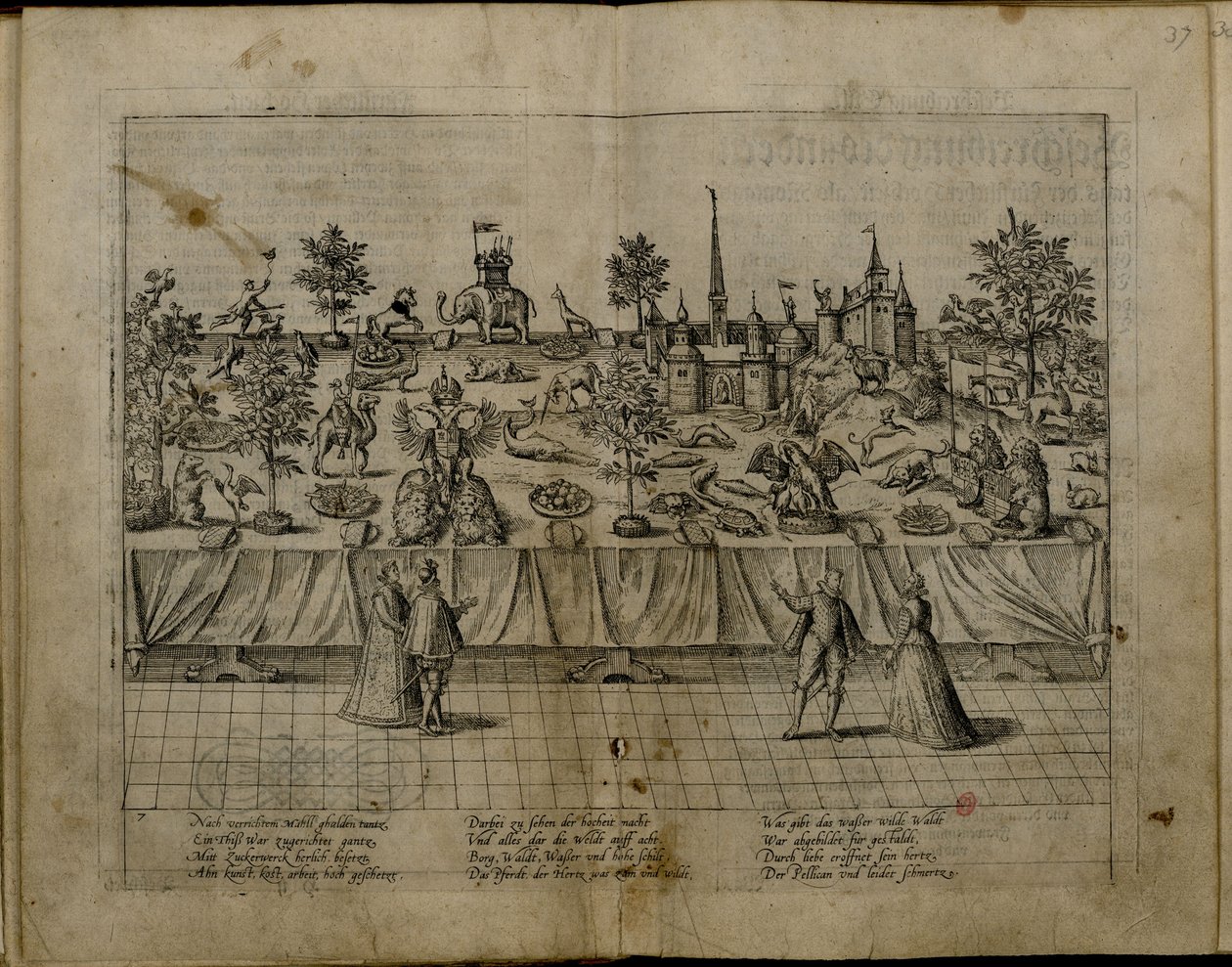 زفاف الدوق جون ويليام من Jülich-Cleves-Berg و Jakobea of Baden ، 1585 بواسطة فرانس هوجنبرج