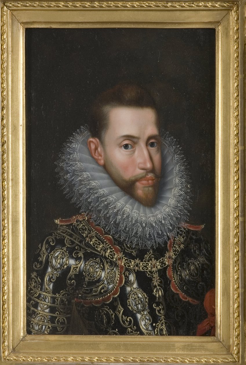 ألبرت ، أرشيدوك دوتريش - صورة ألبرت السابع ، أرشيدوق النمسا (1559-1621) ، بقلم بوربوس ، فرانس ، الأصغر (1569-1622). زيت على خشب. الأبعاد: 30x21 سم. المتحف الوطني ستوكهولم بواسطة فرانس بوربوس