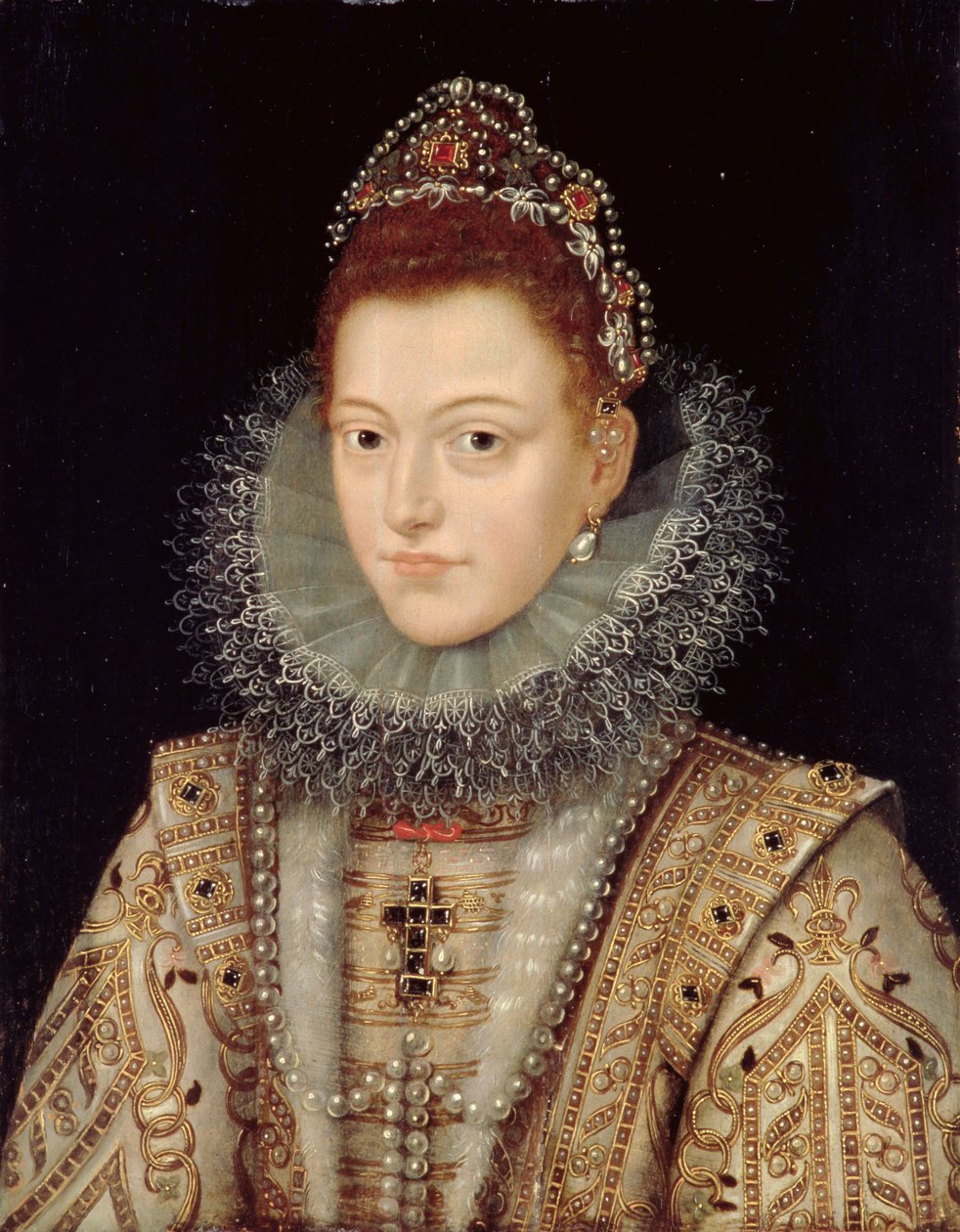 صورة إيزابيلا كلارا يوجينيا (1566-1633) ج 1599 بواسطة فرانس بوربوس