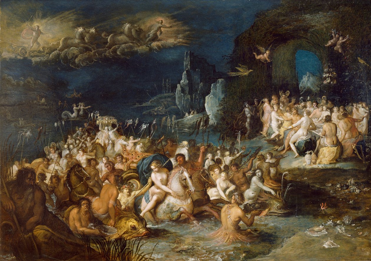 حمامات نبتون ، بقلم فرانس فرانكن الثاني أو فرانكن يونغر (1581-1642) بواسطة فرانز الثاني الأصغر فرانكن