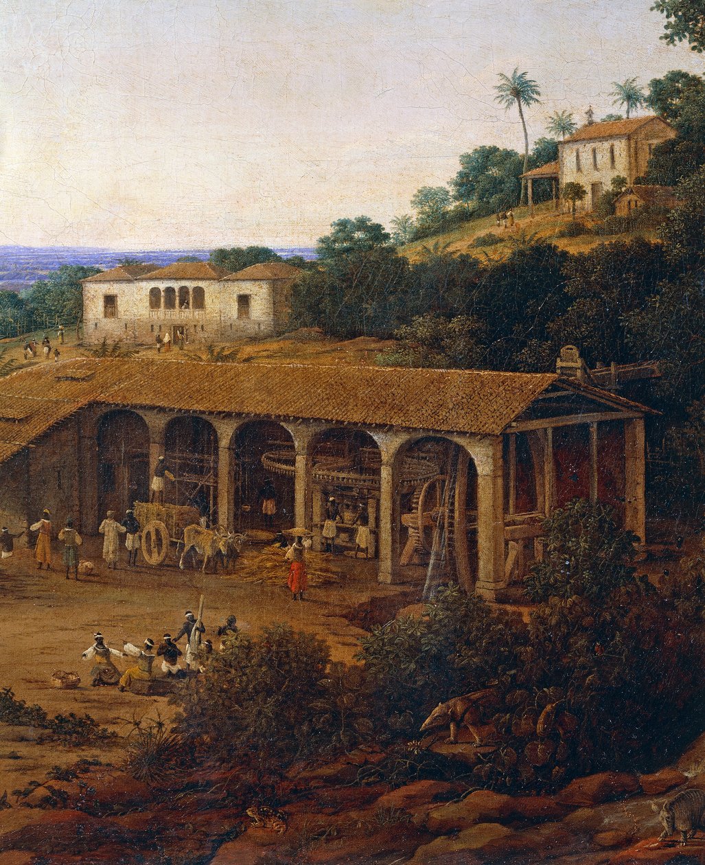 Sugarcane mills in Brazil, by Frans Post (1612-1680), oil on canvas بواسطة وظيفة فران