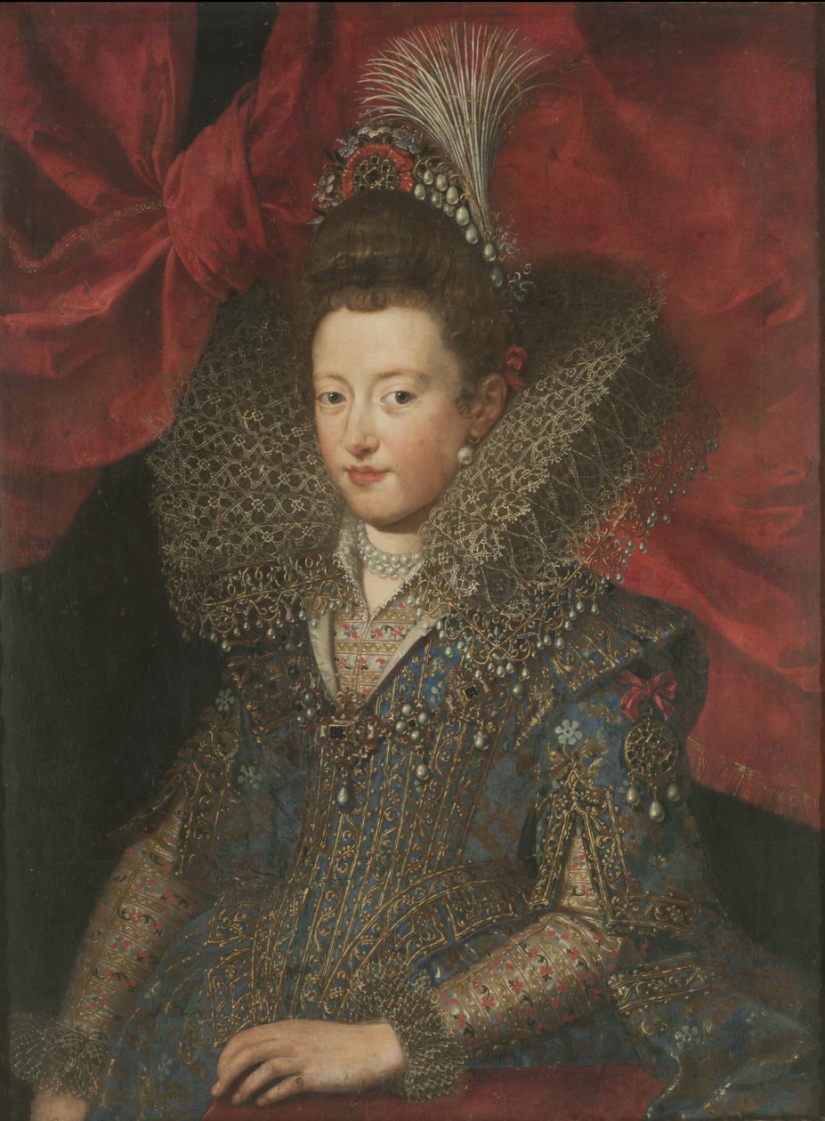 صورة مارغريتا غونزاغا 1591-1632 ، دوقة لورين ، ج. 1605. بواسطة فرانس بوربوس الأصغر