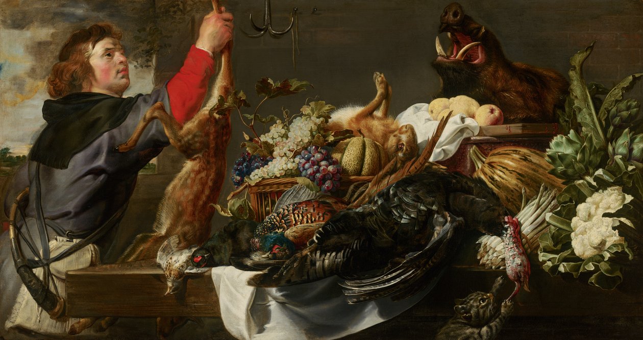 الحياة الساكنة مع Huntsman ، c.1615 بواسطة فرانس سنايدر أو سنايدر