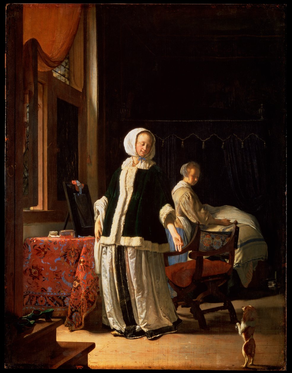 صباح شابة ، c1660 بواسطة فرانس فان ميريس