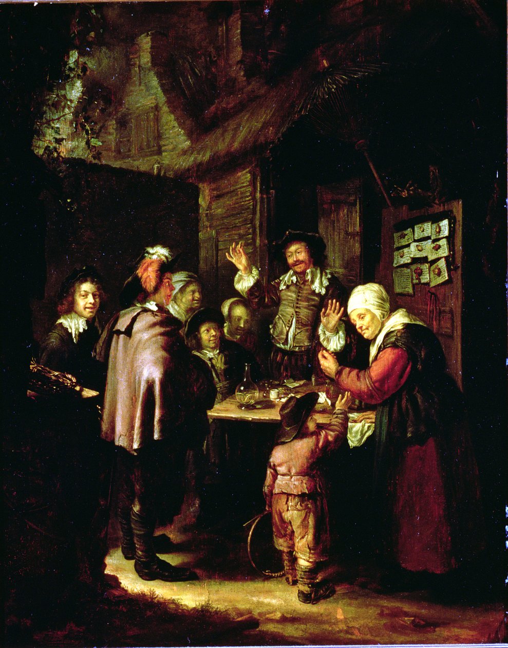 The Charlatan (oil on wood) بواسطة فرانس فان ميريس