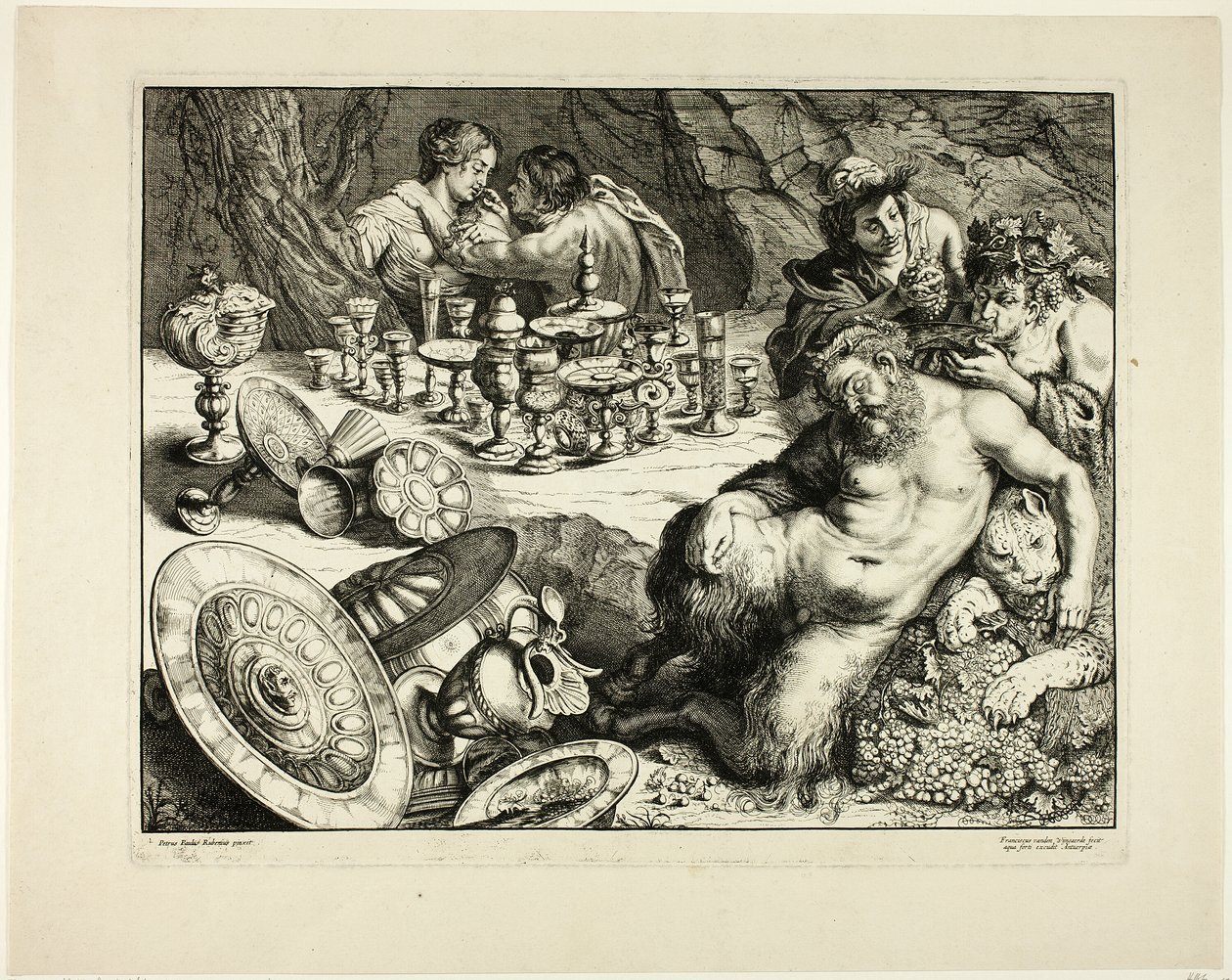 Bacchus و Drunken Silenus - حلم Silenus بواسطة فرانس فان دن وينجايردي