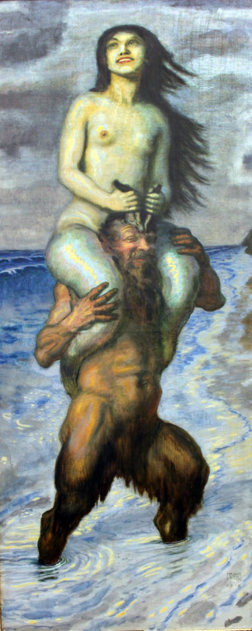 Faun و Mermaid بواسطة فرانز فون ستاك