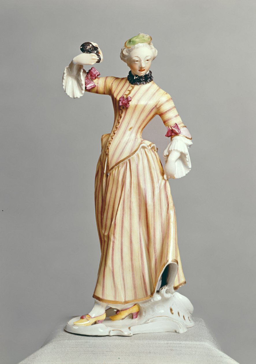 شكل كولومبين ، من Commedia dellArte ، Nymphenburg ، c.1760 (الخزف) بواسطة فرانز أنتون بوستيلي