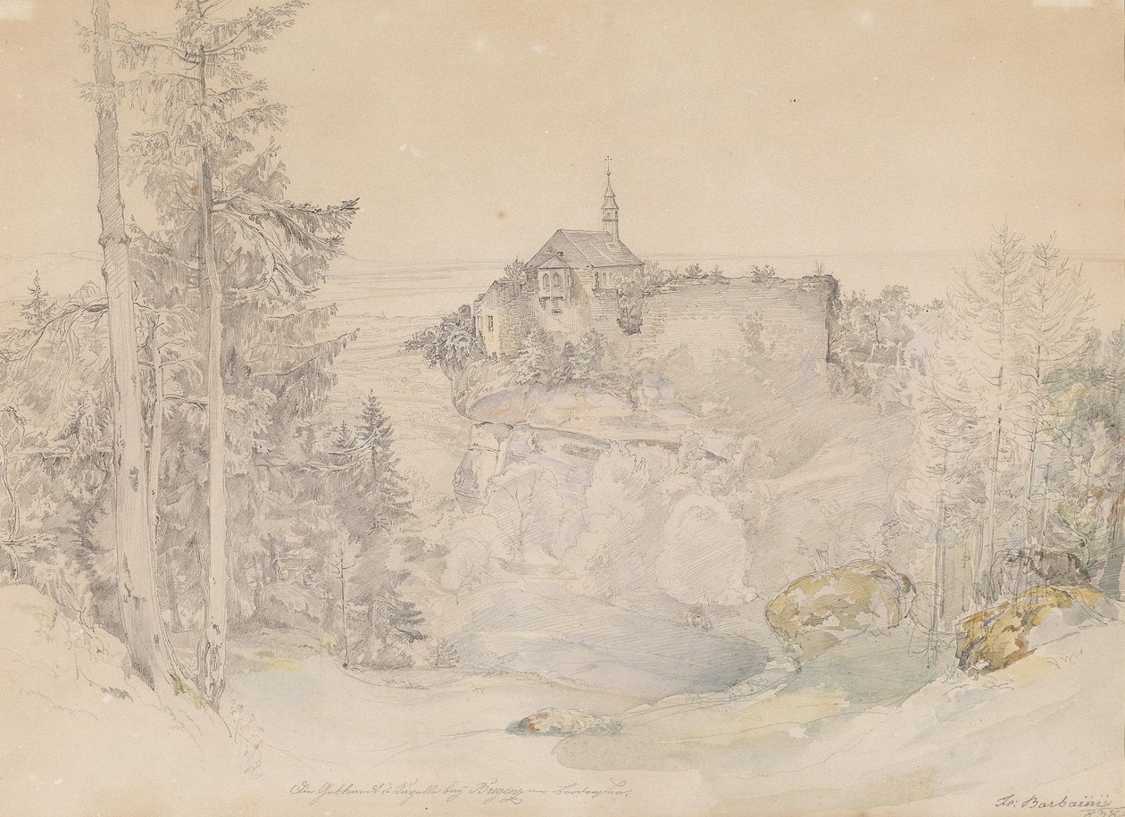 The Gebhardtskapelle قرب Bregenz بواسطة فرانز بارباريني