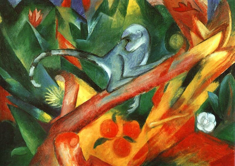 القرد بواسطة فرانز مارك
