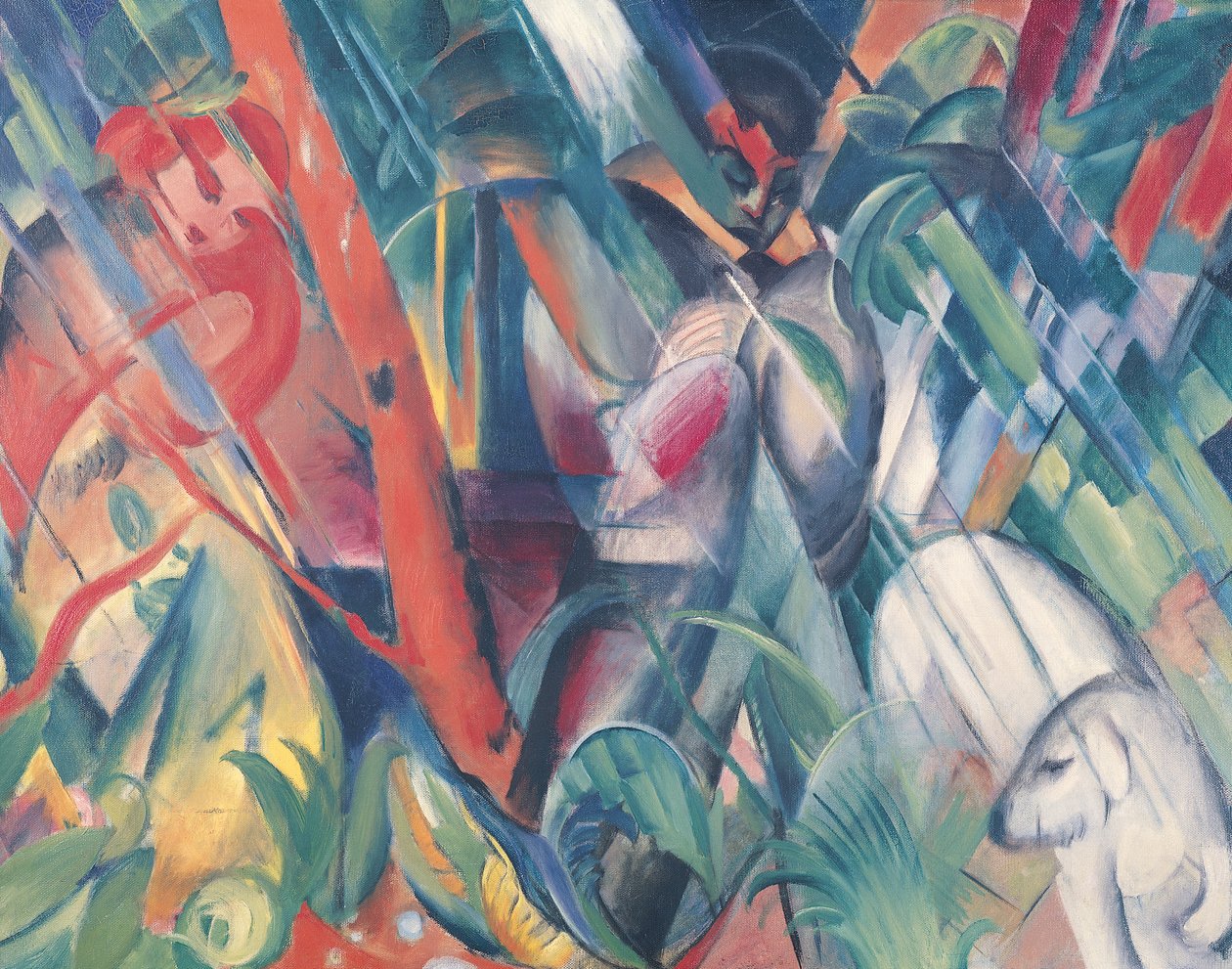 في المطر ، 1912 بواسطة فرانز مارك