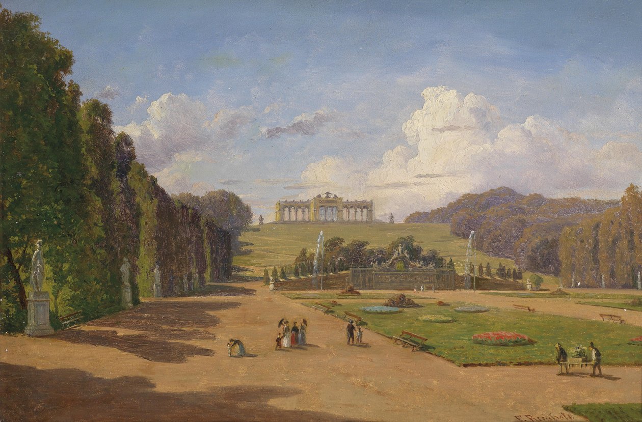 Schönbrunn ، عرض Gloriette بواسطة فرانز راينولد