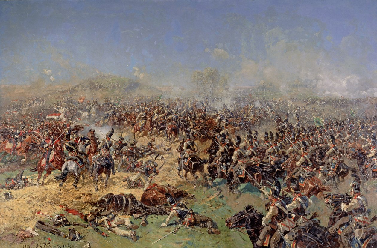 معركة بورودينو في 26 أغسطس 1812 ، 1913 بواسطة فرانز روبود