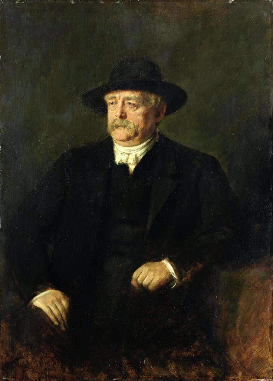 المستشار أوتو فون بسمارك (1815-1898) ، 1849 بواسطة فرانز سيراف فون لينباخ