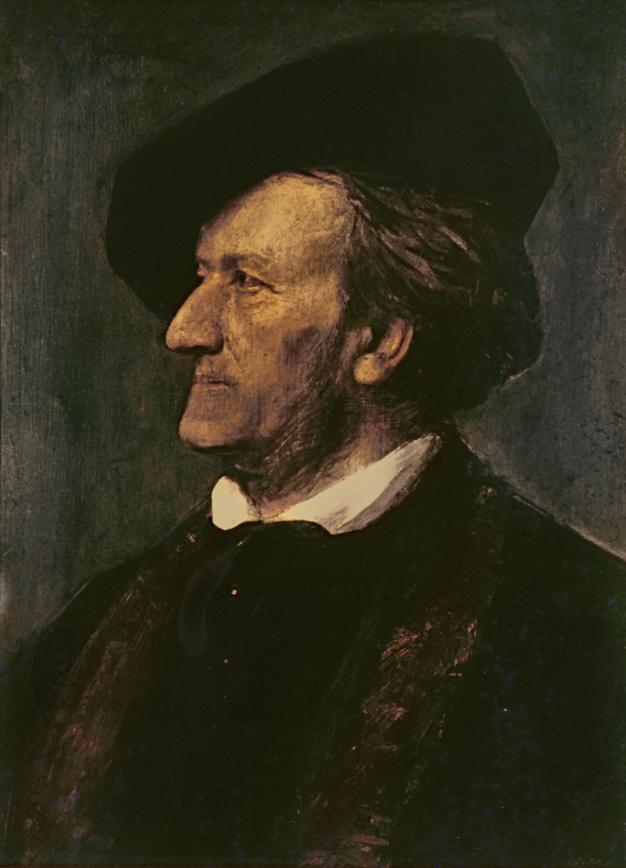 صورة ريتشارد فاجنر (1813-1883) بواسطة فرانز سيراف فون لينباخ