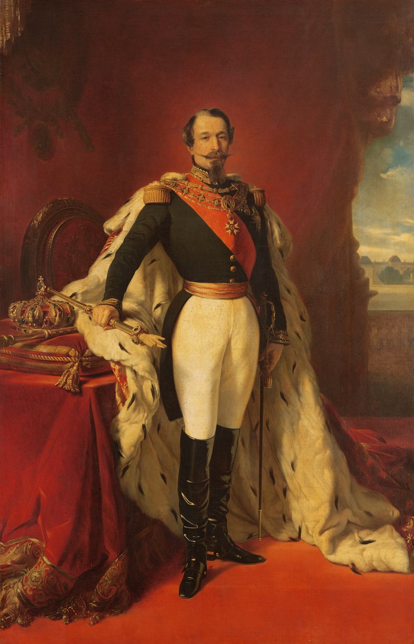 صورة لنابليون الثالث (1808-1873) إمبراطور فرنسا بواسطة فرانز كزافييه وينترهالتر
