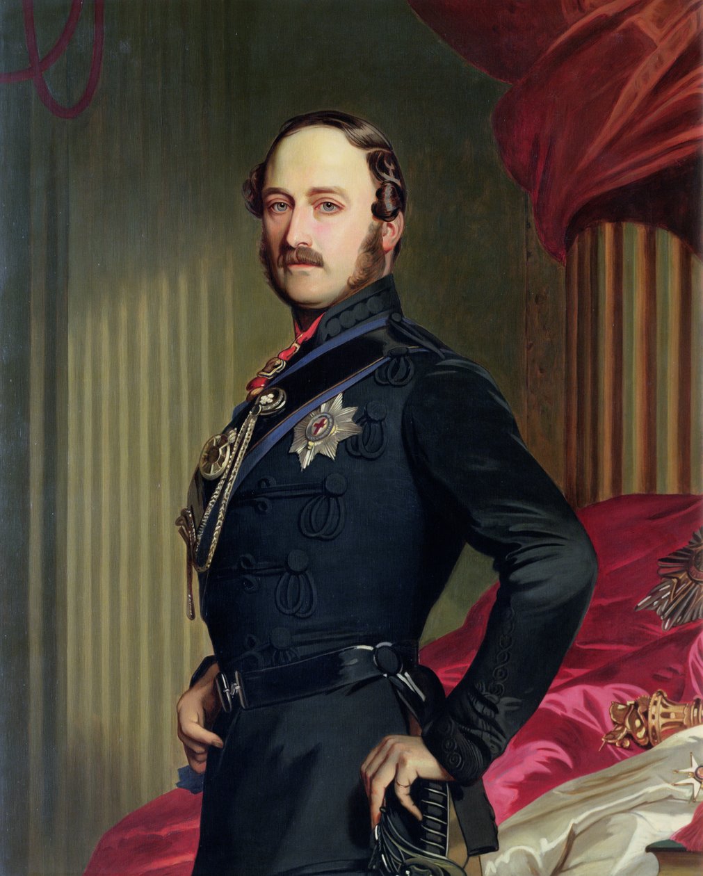 صورة الأمير ألبرت (1819-61) 1859 بواسطة فرانز كزافييه وينترهالتر