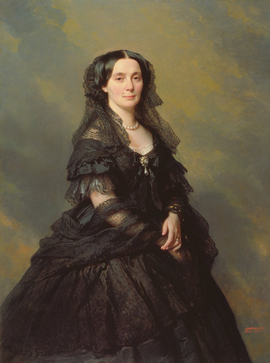 الأميرة كوتشوبي 1860 بواسطة فرانز كزافييه وينترهالتر