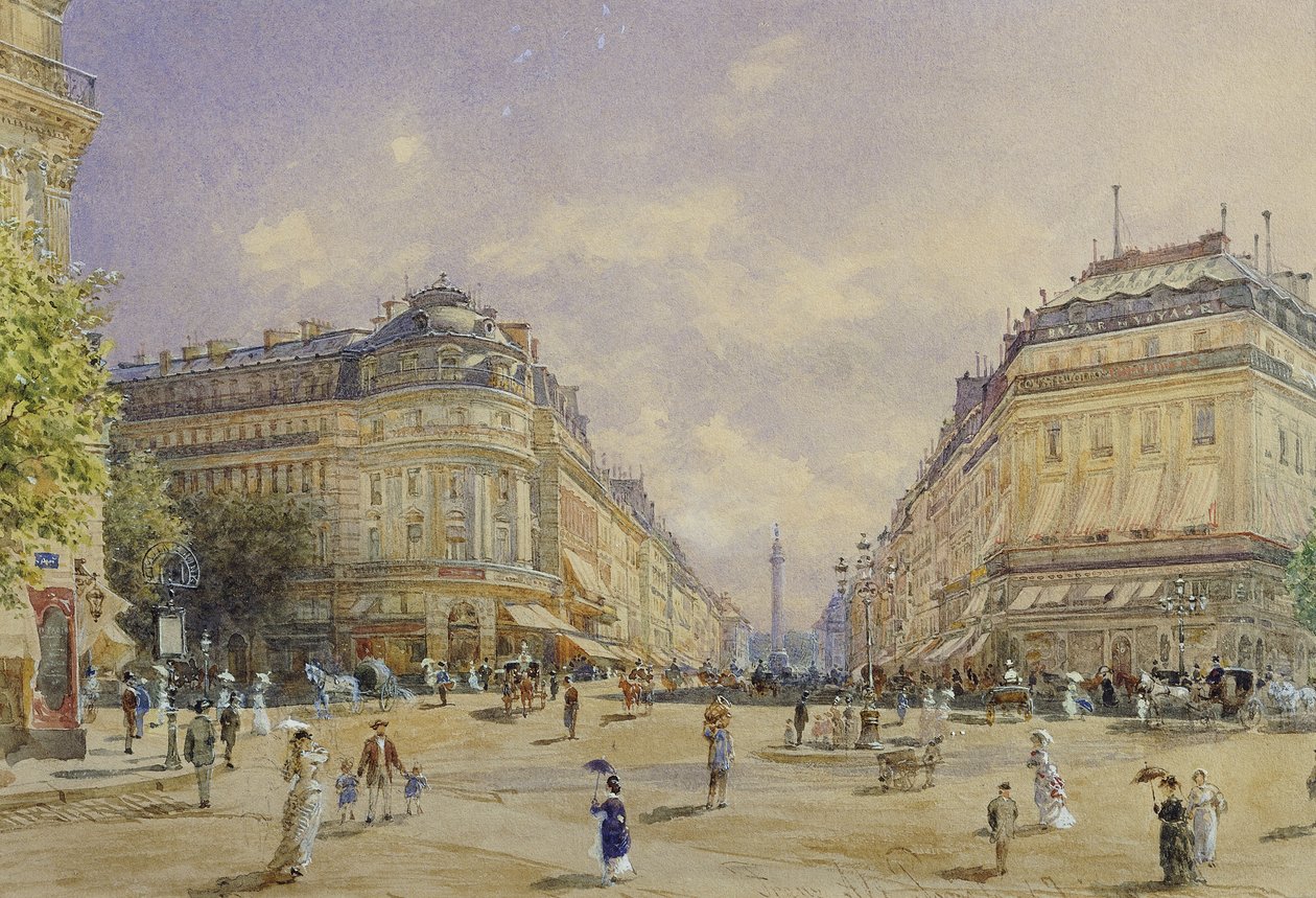Rue de la Paix ، باريس ، 1886 بواسطة فرانز البديل